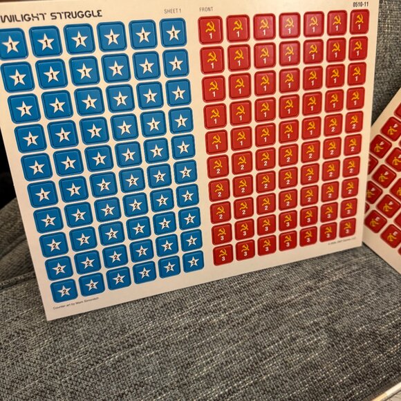 Twilight Struggle (open, unpunched) GMT Games GMT0510-19 - Picture 15 of 15